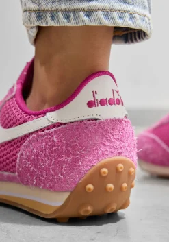 roze diadora heritage lage sneakers rally