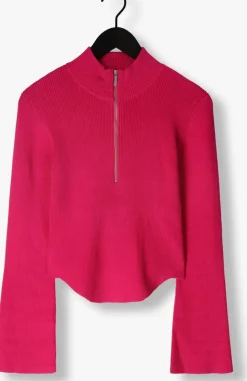 roze gestuz trui yasmiagz zipper pullover