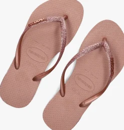 roze havaianas teenslippers slim sparkle ii