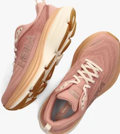 roze hoka lage sneakers bondi 8
