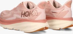 roze hoka lage sneakers clifton 9