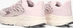 roze hoka sneakers clifton ls