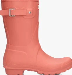 roze hunter regenlaarzen womens original short