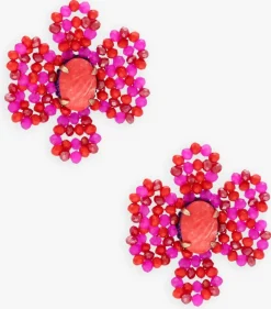 roze lott. gioielli oorbellen blooming flower