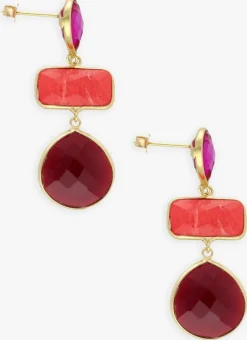 roze lott. gioielli sieraad qu framed shapes w/ round