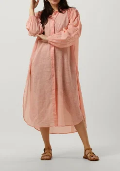 roze mes demoiselles midi jurk shirt diane
