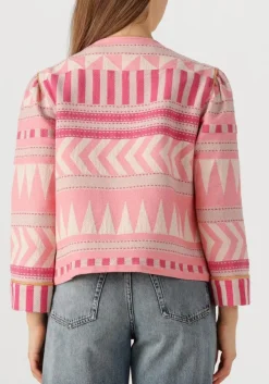 roze nema gewatteerde jas n306