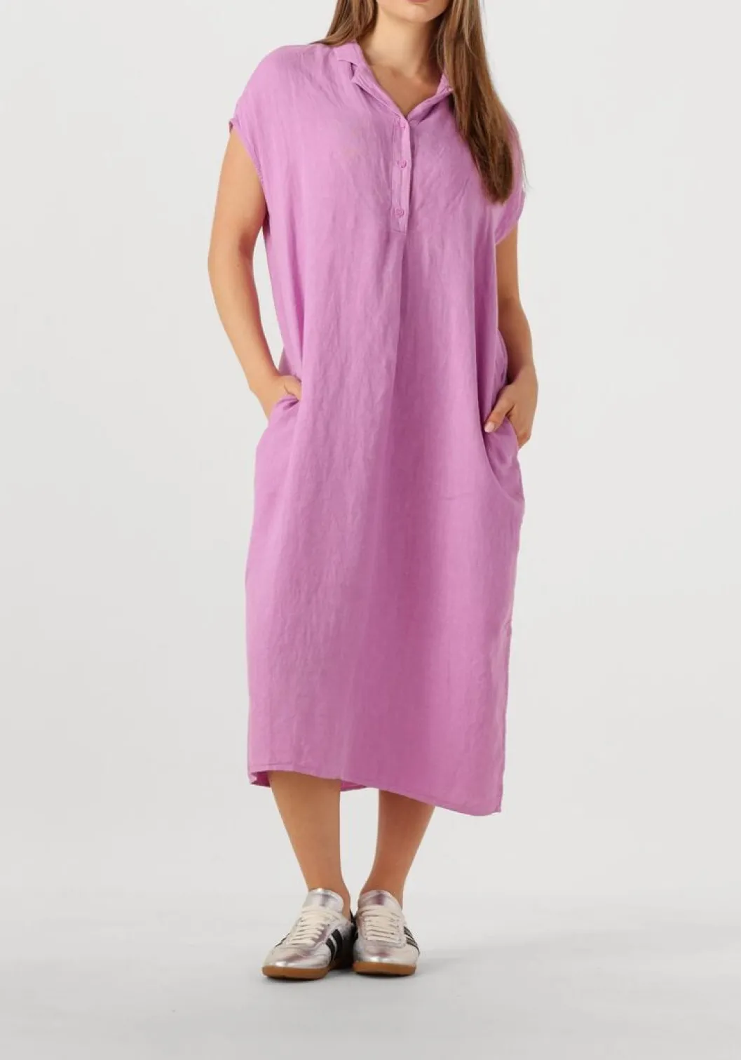 roze penn & ink mini jurk dress