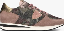 roze philippe model lage sneakers trpx camo