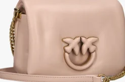 roze pinko schoudertas love click baby puff