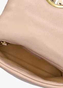 roze pinko schoudertas love click baby puff