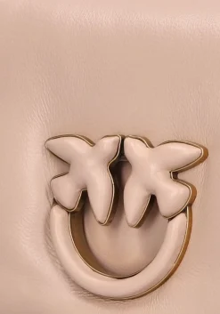 roze pinko schoudertas love click baby puff