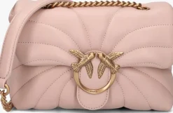 roze pinko schoudertas love puff mini