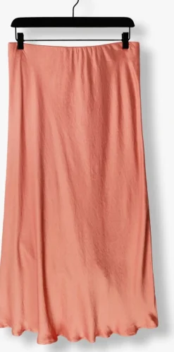 roze summum midirok skirt heavy silky touch