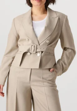 taupe aaiko blazer mae r pes 345