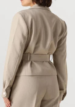 taupe aaiko blazer mae r pes 345