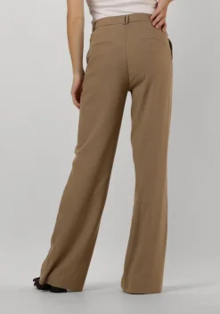taupe aaiko flared broek chantalle twill vis 350