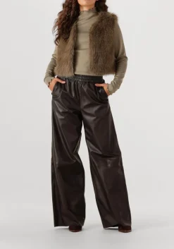 taupe aimee the label gilet isla