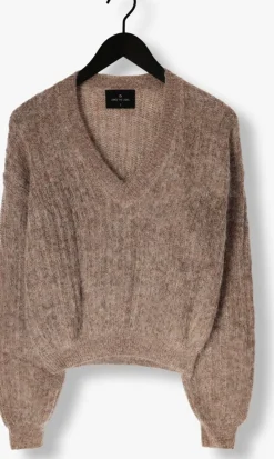 taupe aimee the label trui taran