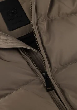 taupe airforce gewatteerde jas grace jacket