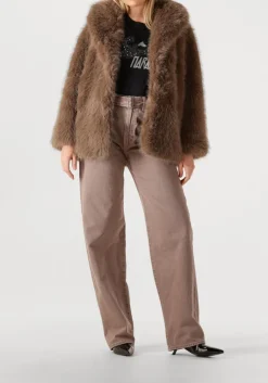 taupe alter ego faux fur jas harper