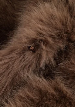 taupe alter ego faux fur jas harper