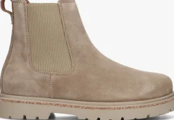 taupe birkenstock chelsea boots highwood slip on mid w