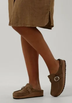 taupe birkenstock instappers buckley dames