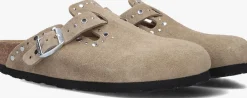 taupe birkenstock instappers boston rivet
