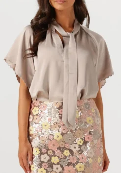 taupe bruuns bazaar blouses wendi blouse