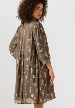 taupe bruuns bazaar mini jurk bbtammi dress