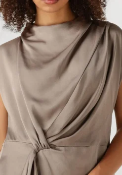 taupe bruuns bazaar top bbtinja blouse