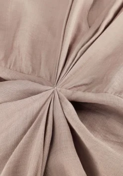 taupe co'couture maxi jurk heracc knot dress