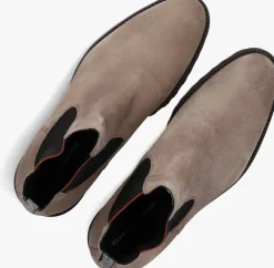 taupe floris van bommel chelsea boots sfm-60018 sturdi