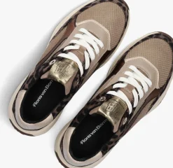 taupe floris van bommel lage sneakers sfw-10138 suvi