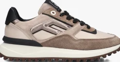 taupe floris van bommel lage sneakers sfw-10128 noppi
