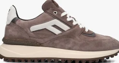 taupe floris van bommel lage sneakers sfm-10139 noppi