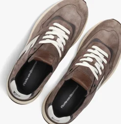 taupe floris van bommel lage sneakers sfm-10139 noppi