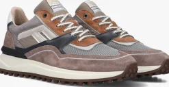 taupe floris van bommel lage sneakers sfm-10139 noppi