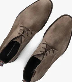 taupe floris van bommel nette schoenen sfm-50082 sturdi