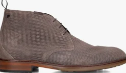taupe floris van bommel nette schoenen sfm-50132 de normer