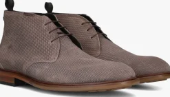 taupe floris van bommel nette schoenen sfm-50132 de normer
