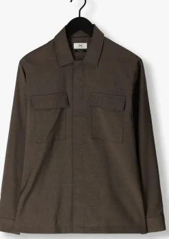 taupe gentiluomo overshirt s9310-969