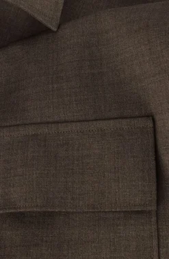 taupe gentiluomo overshirt s9310-969