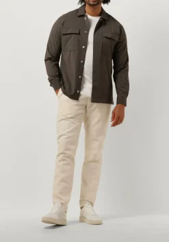 taupe gentiluomo overshirt s9310-969