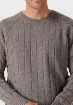 taupe gran sasso trui crew l slv