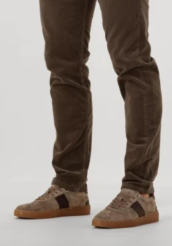 taupe greve lage sneakers wave 2223