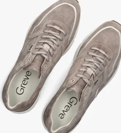 taupe greve lage sneakers walker h