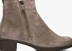 taupe hartjes enkelboots h rits booty