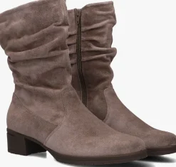 taupe hartjes enkellaarsjes sue d laars